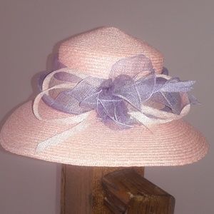 Soft Pink Straw Hat